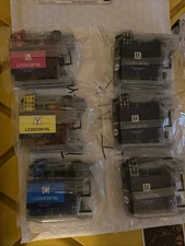 6pk LC203 LC-203XL Ink Set For Brother LC201 MFC-J460DW MFC-J480DW MFC-J485DW