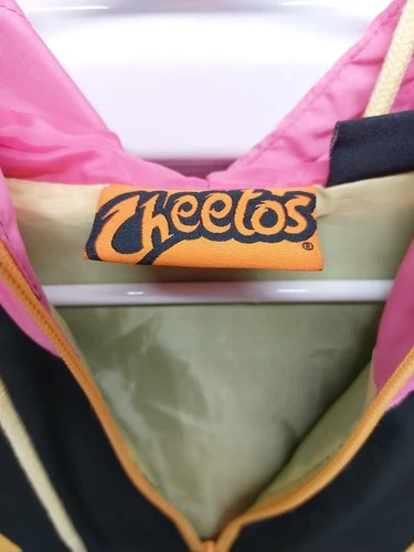 Cheetos Chester Cheetah Colorblock Half-Zip Windbreaker Jacket Size Medium image 4