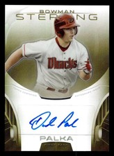 2013 Bowman Sterling #BSAP-DPL Daniel Palka Prospect Auto Gold Refractors #/50