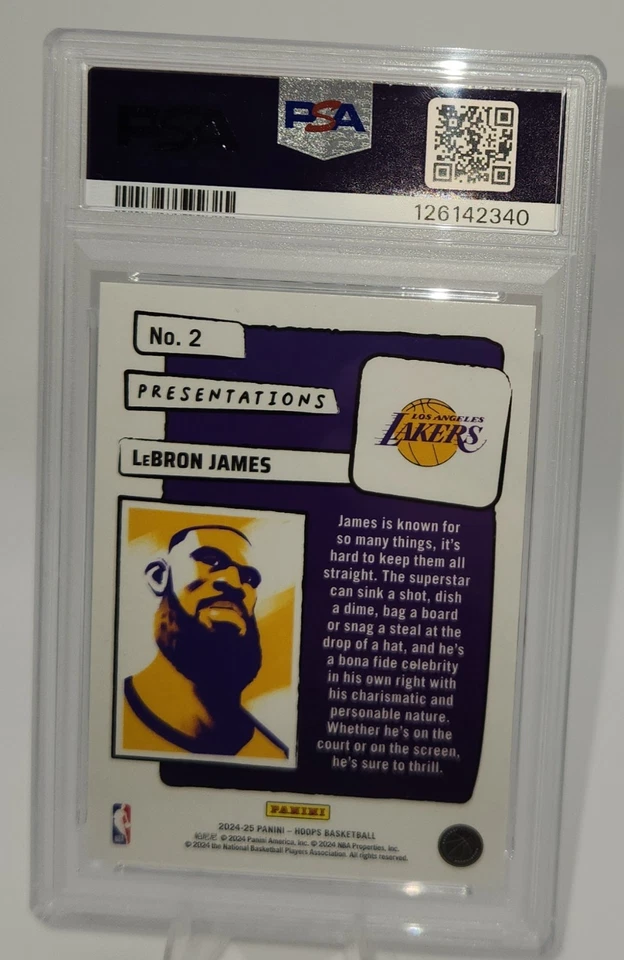 2024-25 Panini Nba Hoops - Presentations LeBron James #2 - Image 3 of 3