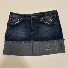 Vintage Baby Phat Jean Skirt Size 13 Y2K Urban Hip Hop
