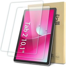 2-Pack Screen Protector Compatible with T-Mobile REVVL Tab 2 10.1" Tempered Glas