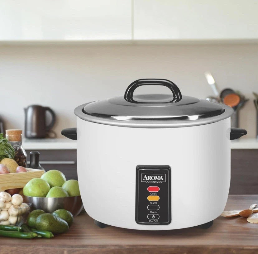 Arrocera comercial Aroma Housewares 60 tazas cocida 30 tazas SIN COCINAR ARC-1033E Foto 3 de 4