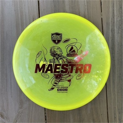 Discmania Active Premium Maestro Yellow Midrange Disc Golf Disc
