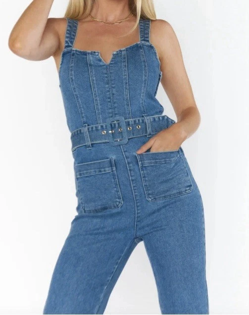 Macacão Free People X Show Me Your Mumu Crossroads Flare Sky Rider $228 P - Imagem 3 de 4