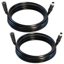7.4mm x 5.0mm DC Power Extension Cable, 2-Pack Male to Female Jack Connector