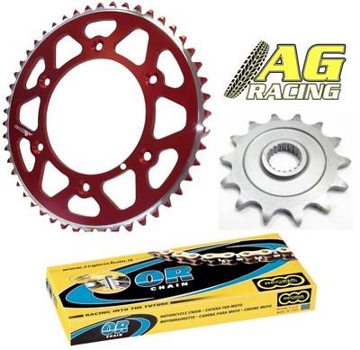 Honda CRF 450X 02-11 Regina 520 O-Ring Kettenrad Satz 14T 52T Rot