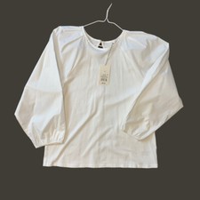 a new day White Blouse Top Size Small NWT 
