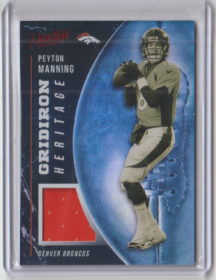 2021 Panini Prestige Gridiron Heritage - Peyton Manning #GH-PM (Xtra Points Red)