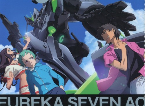 cartella archivio trasparente promo Eureka Seven AO anime  - Foto 1 di 2