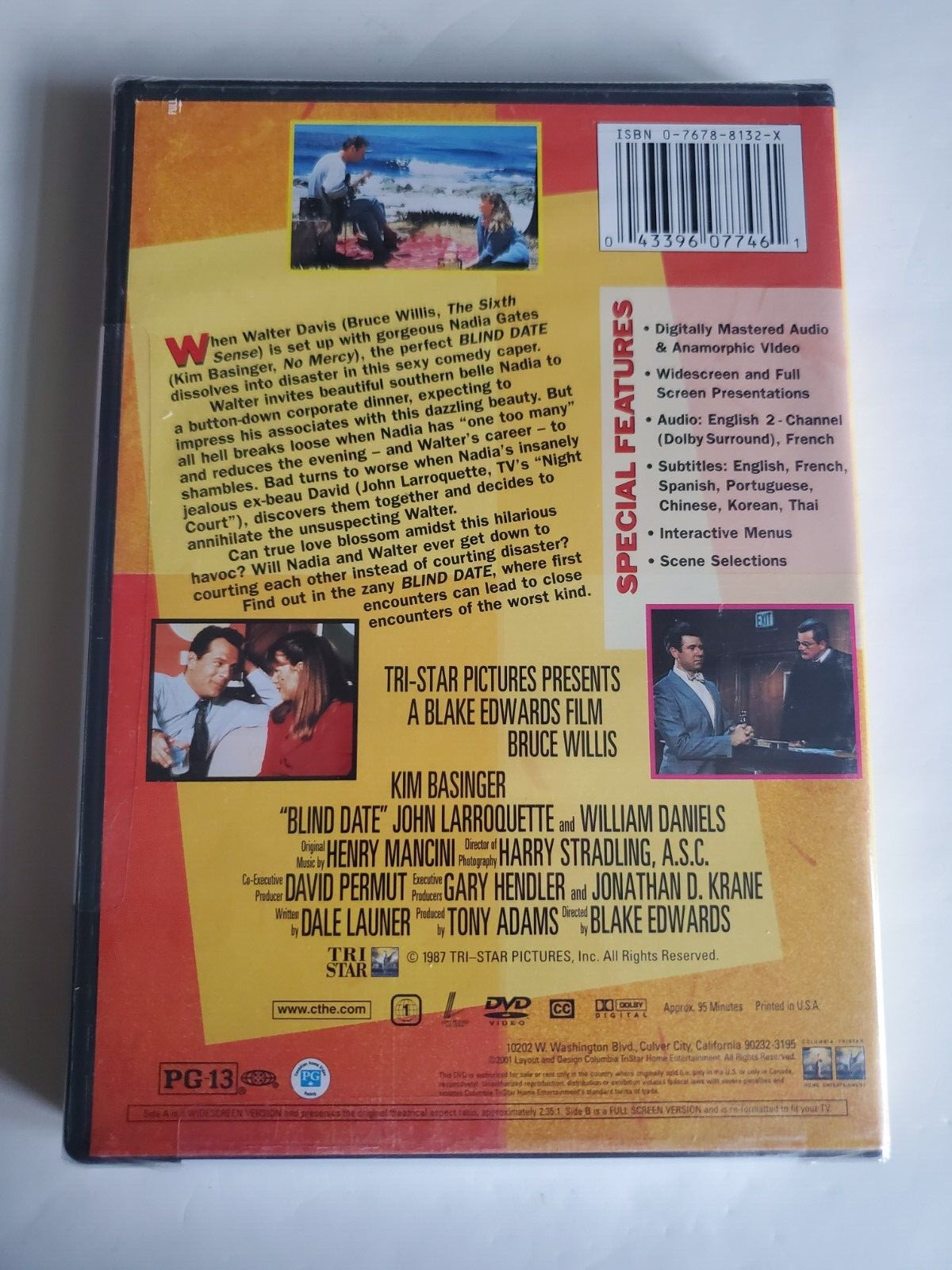 Blind Date DVD Brand New Sealed 2001 Columbia Tristar Pictures thumbnail 2