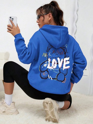 Kuscheliger Damen Hoodie mit Print – Warm, Stylisch & Bequem - Bild 43 von 69