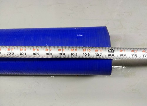 Marine Wet Exhaust, Mylar Finish Silicone Hose, 4.25" Diameter - Foto 4 di 5