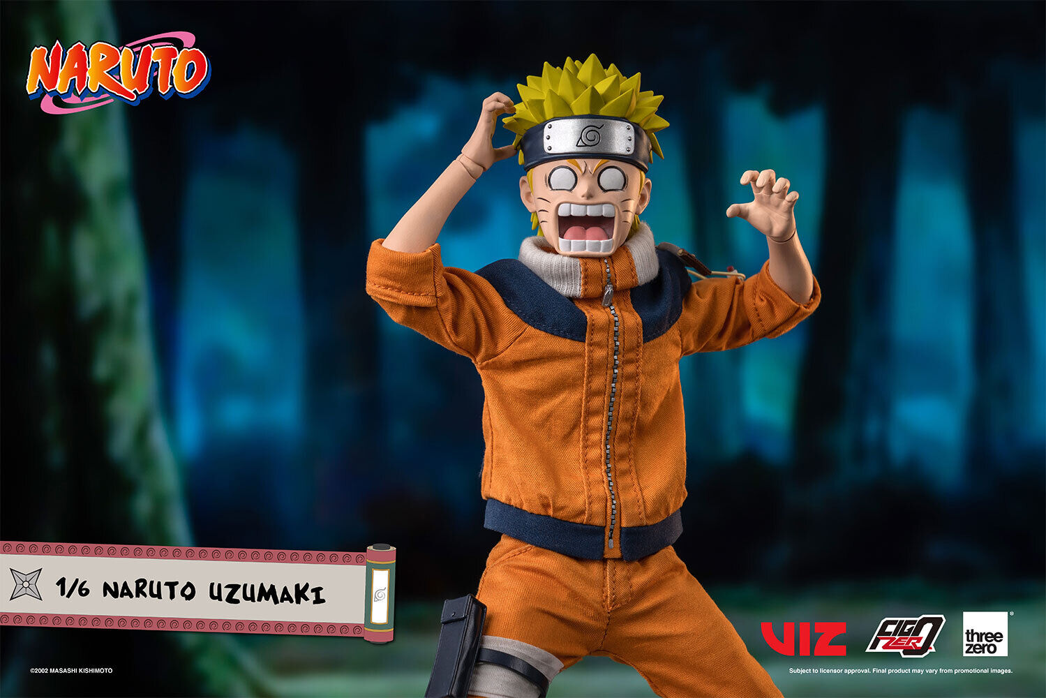 Em Estoque 100% Original Threezero 3z0259 Figzero Uzumaki Naruto 1