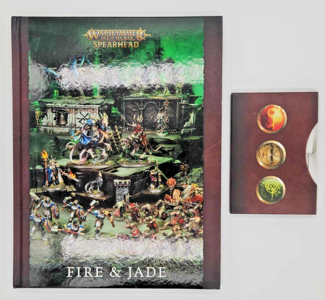 Spearhead: Fire and Jade - Book & Cards - Skaventide - AOS 4th