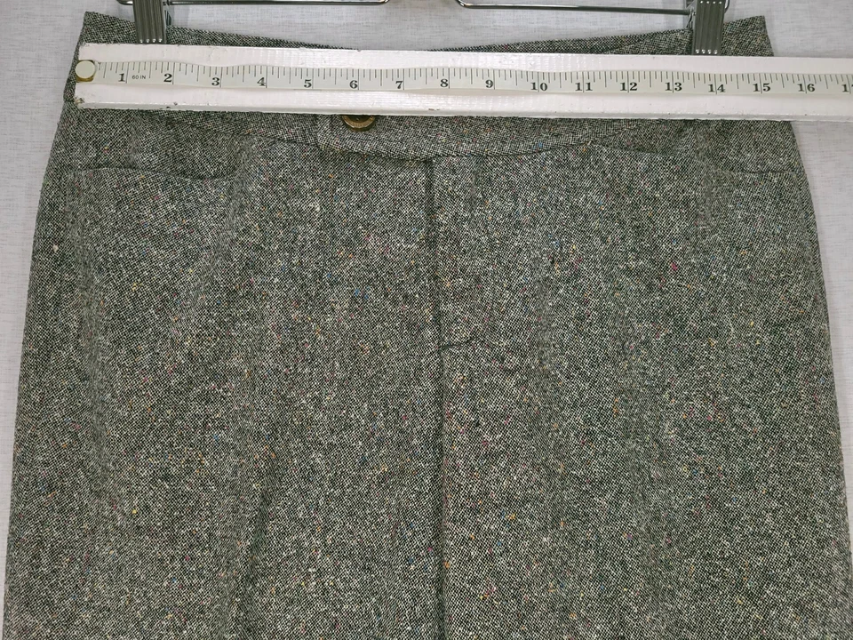 Брюки женские Lilly Pulitzer 8 серые шерстяная шелковая смесь широкие штанины Palm Beach Heritage - Изображение 3 из 4