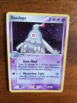 DUSCLOPS 14/108 Holo Rare EX Power Keepers Pokémon Card Played w