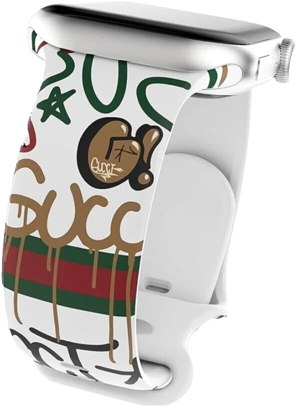 Folheado a ouro branco Apple Pulseiras de Relógio