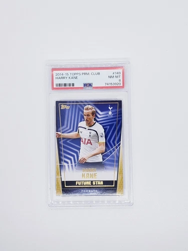 2014-15 Topps Premier Club Harry Kane Future Star Rookie Card PSA 8 POP 17