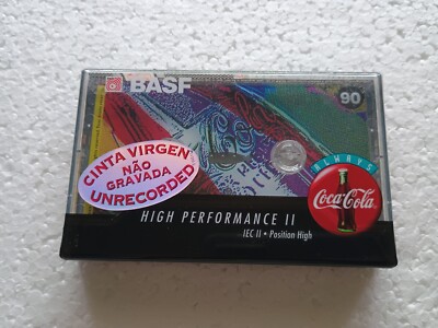 BASF Coca Cola High Performance II 90 1995 MC Kassette Tape NEU und OVP