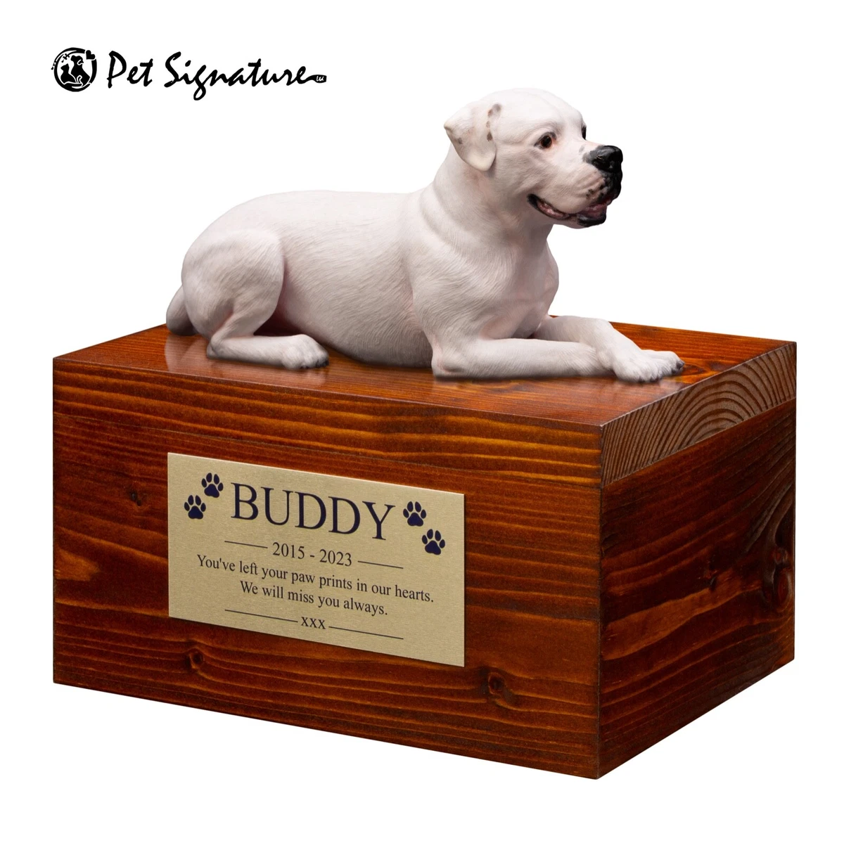 English bulldog cremation clearance urns