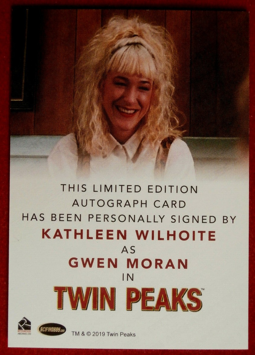 TWIN PEAKS KATHLEEN WILHOITE Hand-Signed Autograph Card