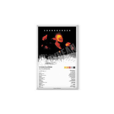 Soundgarden Superunknown 1994 Vinyl Record LP Album Poster Art