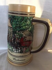 Budweiser Beer Stein Mug Series  "A" National Historical Landmark Grant's Cabin