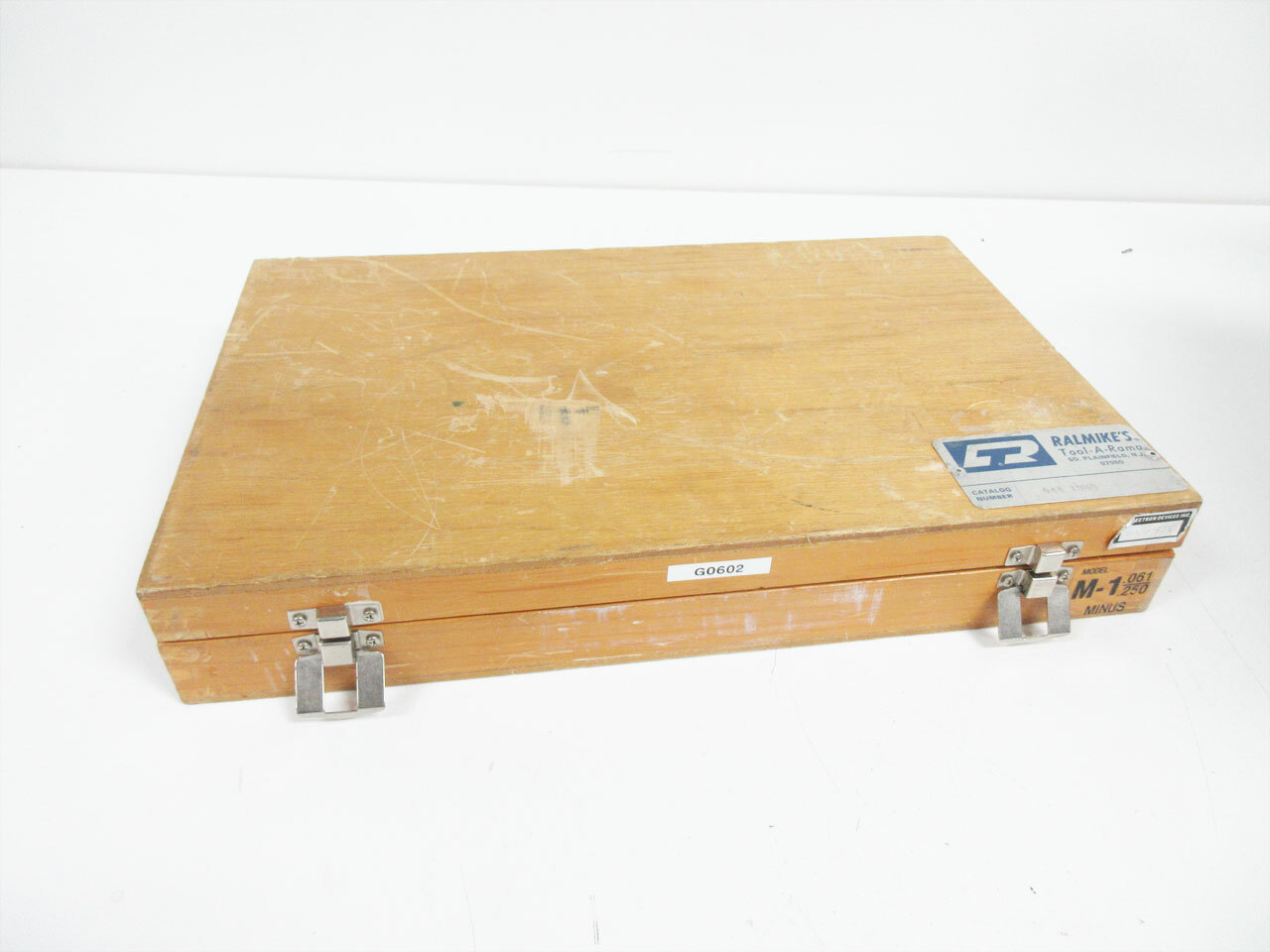 RALMIKE'S TOOL-A-RAMA M-1 .061 .250 MINUS PIN GAGE SET 190 PIECE