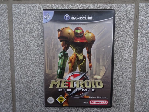 Metroid Prime Nintendo Gamecube Erstauflage PAL - inkl. Deckeleinsatz Faceplate