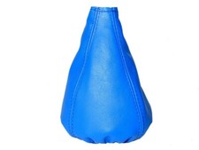 Schaltmanschette Fur Fiat Punto Grande Evo 2005-2018 Leder Blau