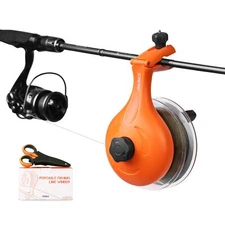 Fishing Line Winder – Portable Spooling Tool for Casting and Spinning Reels P...