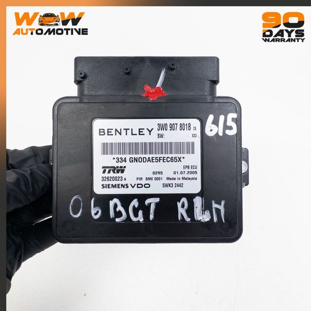 04-13 BENTLEY CONTINENTAL GT FLYING SPUR PARKING BRAKE CONTROL MODULE UNIT OEM