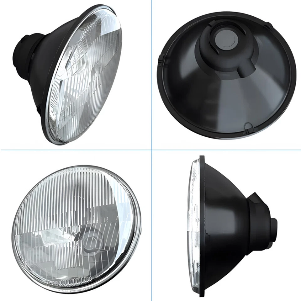 2PCS Fit chevrolet P10 P20 P30 Van 7"inch Round GLASS LED Headlights Hi-Low Beam - Image 2 of 4