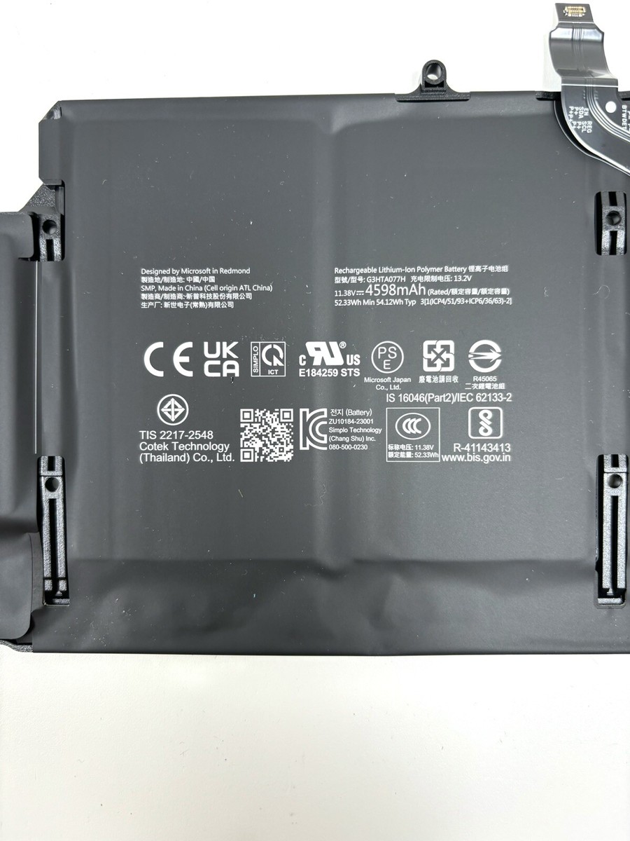 【準新品・バッテリ95%】Surface Pro7＋ 8/256 Office Amazon.com: Duotipa New G3HTA061H Laptop Battery Compatible with
