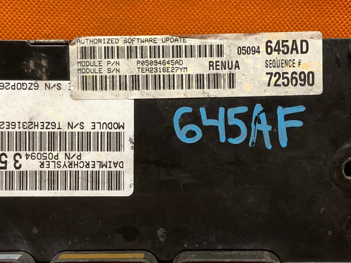REFLASHED VIN PLUG PLAY 07 JEEP GRAND CHEROKEE 4.7 ECU ECM MODULE