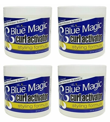 4 x Blue Magic Curl Aktivator Styling Gel 15,25 oz/432 g