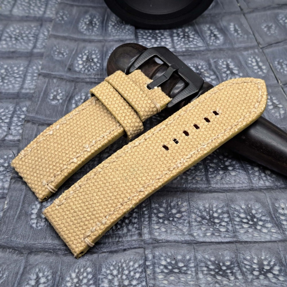 26mm/26mm Canvas Watch Strap Bespoke Military Fashion Minimalist Design