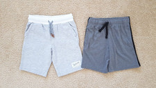 Spring Summer Shorts Size 5 Boy Kid Carters Gray Drawstring Elastic-Waist Used