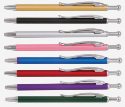 SLIM CLICK BALLPOINT PEN ( 8 PENS PER PACK)
