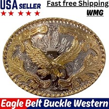 Eagle Belt Buckle Western Rodeo Fashion Cowboy and Cowgirl Hebillas Vaqueras