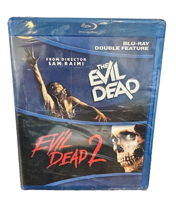 Evil Dead 2 Blue Ray Double Feature Disc BRAND NEW SEALED, RARE