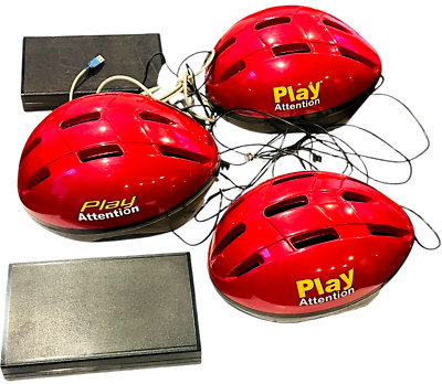 Play Attention Neurofeedback ADHD Focus Training System 3 Headsets 2 Modules