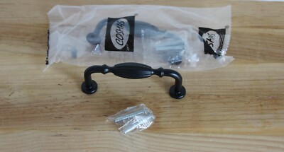 Cosmas Flat Black Cabinet Pull 7119FB
