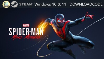 NEU PC Computer Spiel Marvels Spider-Man Miles Morales für Windows 10 11 STEAM