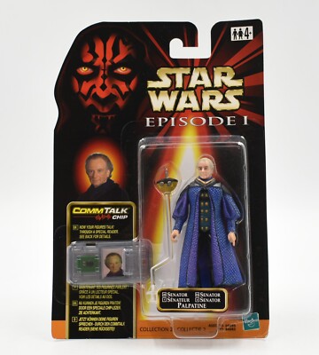 Star Wars Episode 1 - Senator Palpatine Actionfigur mit Cam Droid