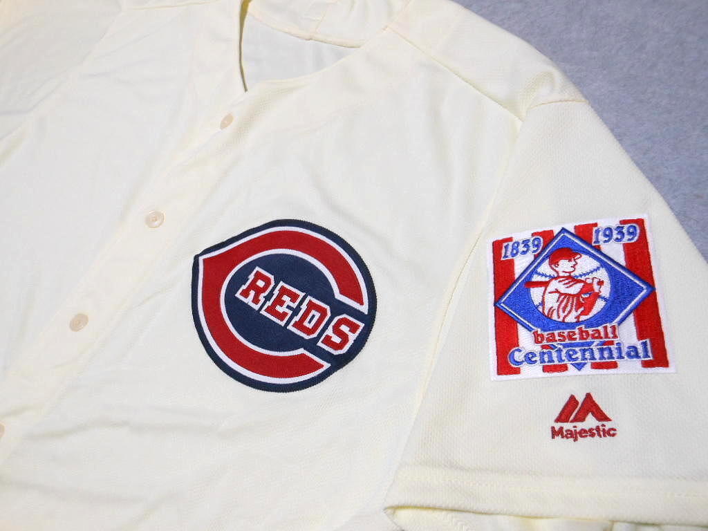 Cincinnati Reds Majestic 1939 TBTC Jersey Size 48 Pete Rose Cincinnati Reds Majestic 1939 TBTC Jersey Size 48 Pete Rose