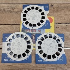 Greater Miami USA VACATIONLAND Viewmaster 3 Reels Sleeves SAWYER 163 165 395