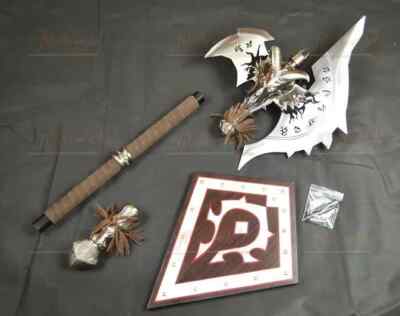 Shadow Mourn AXE World Of WarCraft Lich King  Scale Metal Cosplay Birthday gifts