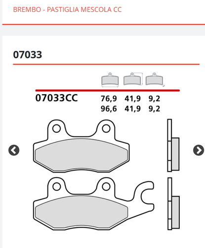 PASTIGLIE FRENO BREMBO POSTERIORI BENELLI BN 125 2018 2019 2020 2021 - Foto 6 di 15